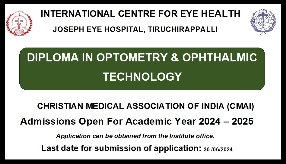 Diploma in Optometry and Ophthalmic Technology (DOOT) - CMAI Program